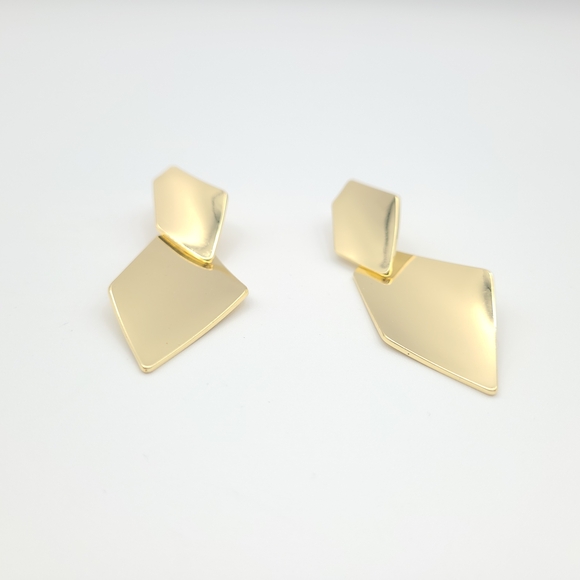 Vintage Jewelry - Chic Gold Geometric Vintage Chunky Drop Earrings- Y2K ☀️ 3/$40